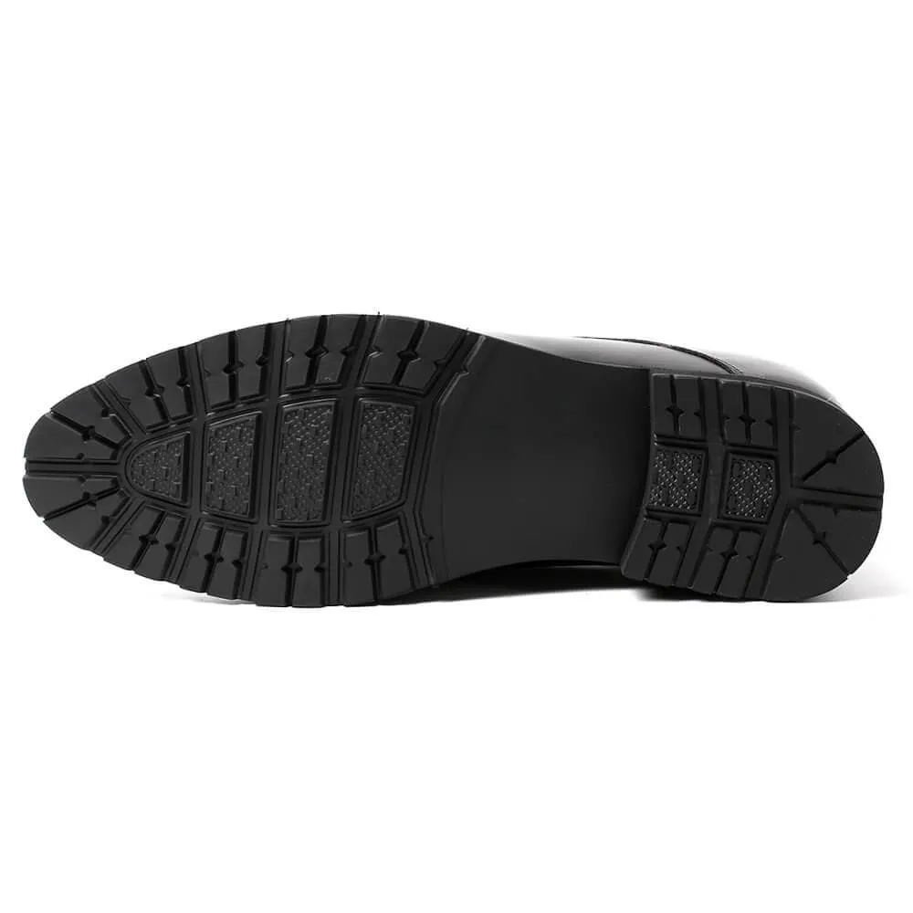 10 CM / 3.94 Inches CMR CHAMARIPA Hidden Heel Shoes for Men Height Increase for Men