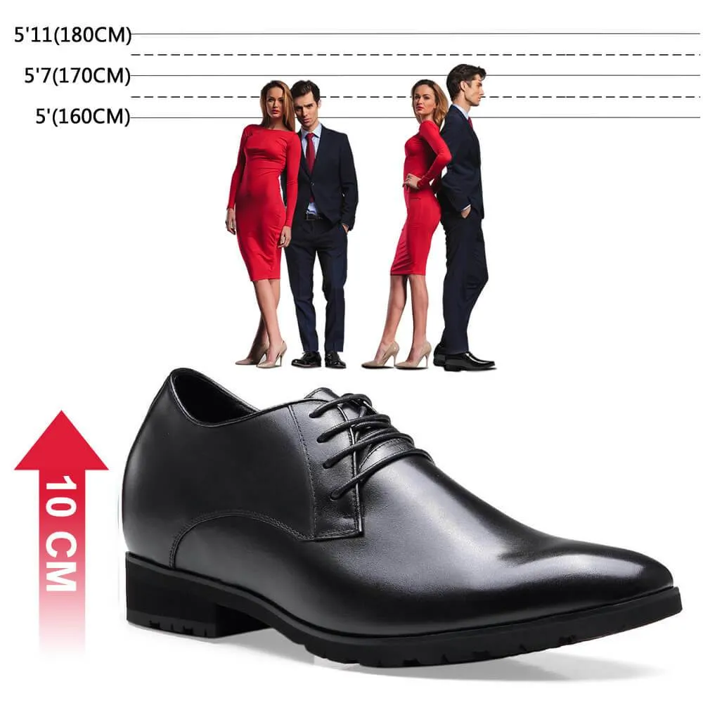 10 CM / 3.94 Inches CMR CHAMARIPA Hidden Heel Shoes for Men Height Increase for Men