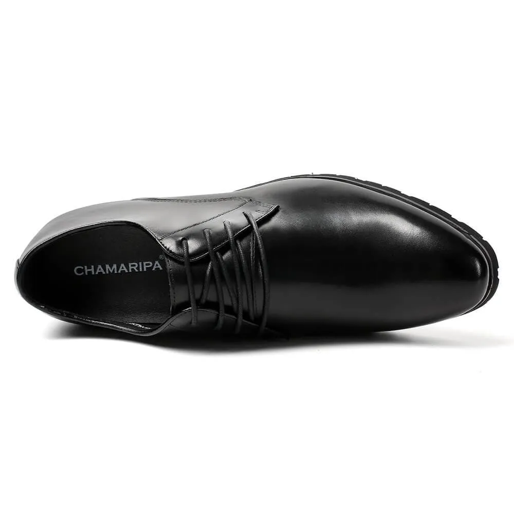 10 CM / 3.94 Inches CMR CHAMARIPA Hidden Heel Shoes for Men Height Increase for Men