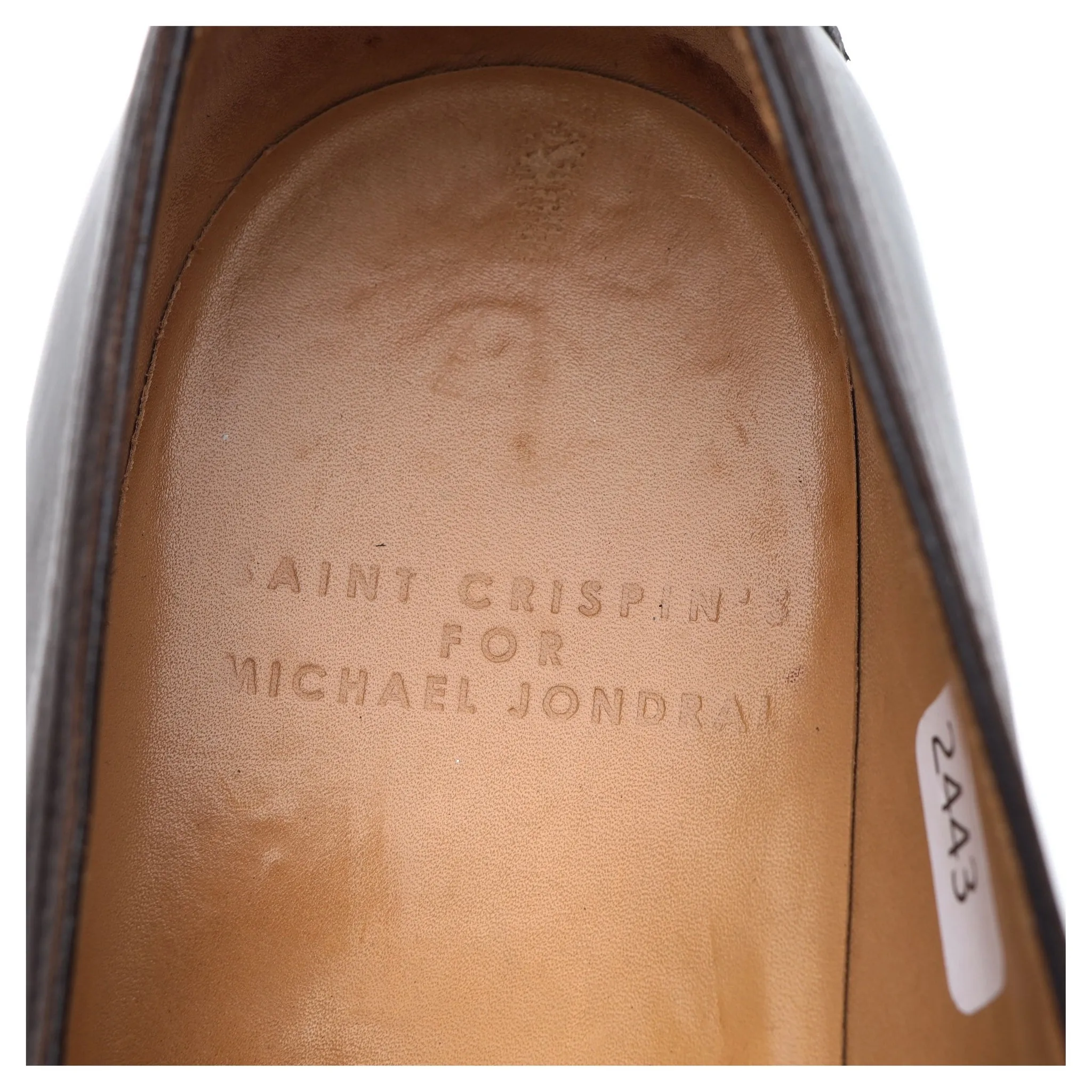 '100' Dark Brown Leather Monk Strap UK 9 F