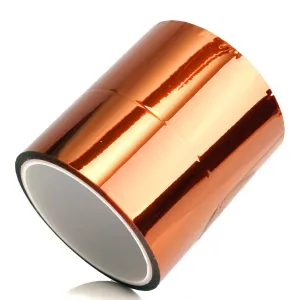 100mm x 10cm Kapton Tape - High Temperature Heat Resistant Polyimide - 30m