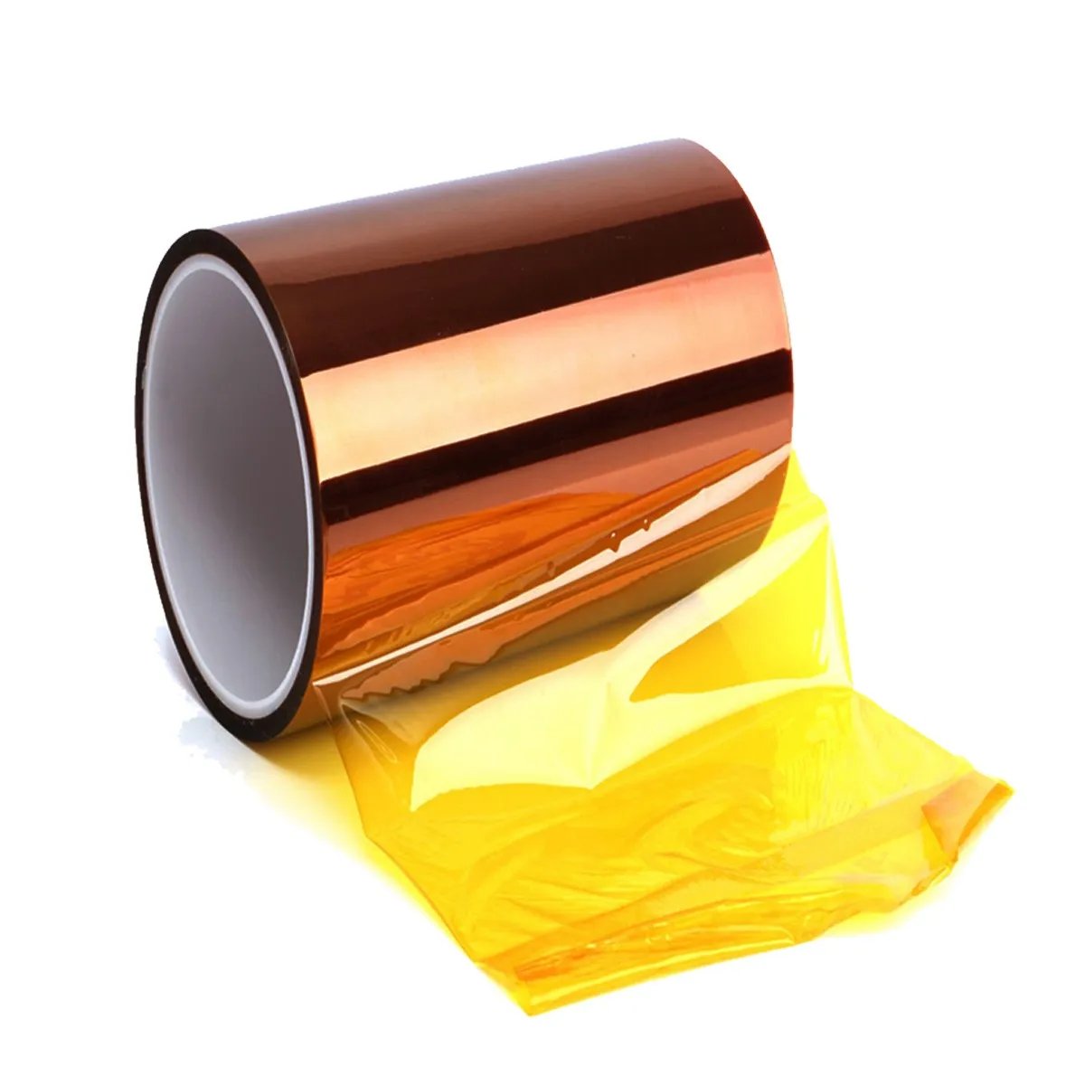 100mm x 10cm Kapton Tape - High Temperature Heat Resistant Polyimide - 30m
