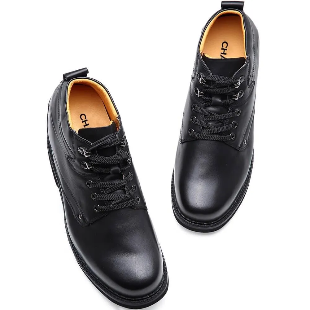 13 CM / 5.12 Inches Taller - CMR CHAMARIPA Height Increasing Boots Hidden Heel Working Boots