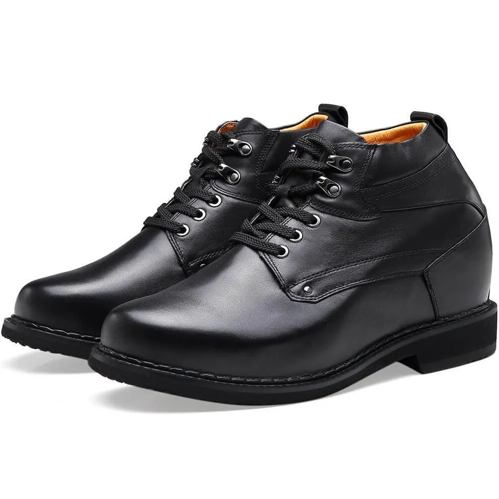 13 CM / 5.12 Inches Taller - CMR CHAMARIPA Height Increasing Boots Hidden Heel Working Boots