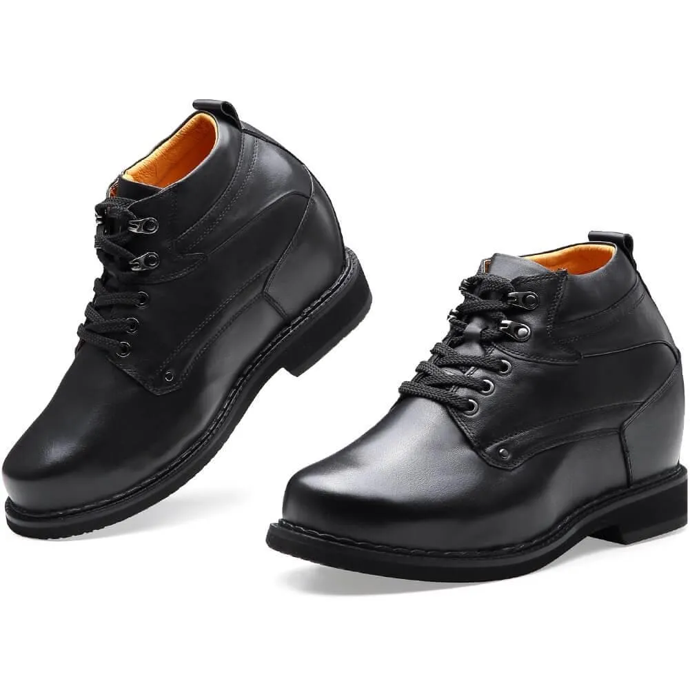 13 CM / 5.12 Inches Taller - CMR CHAMARIPA Height Increasing Boots Hidden Heel Working Boots