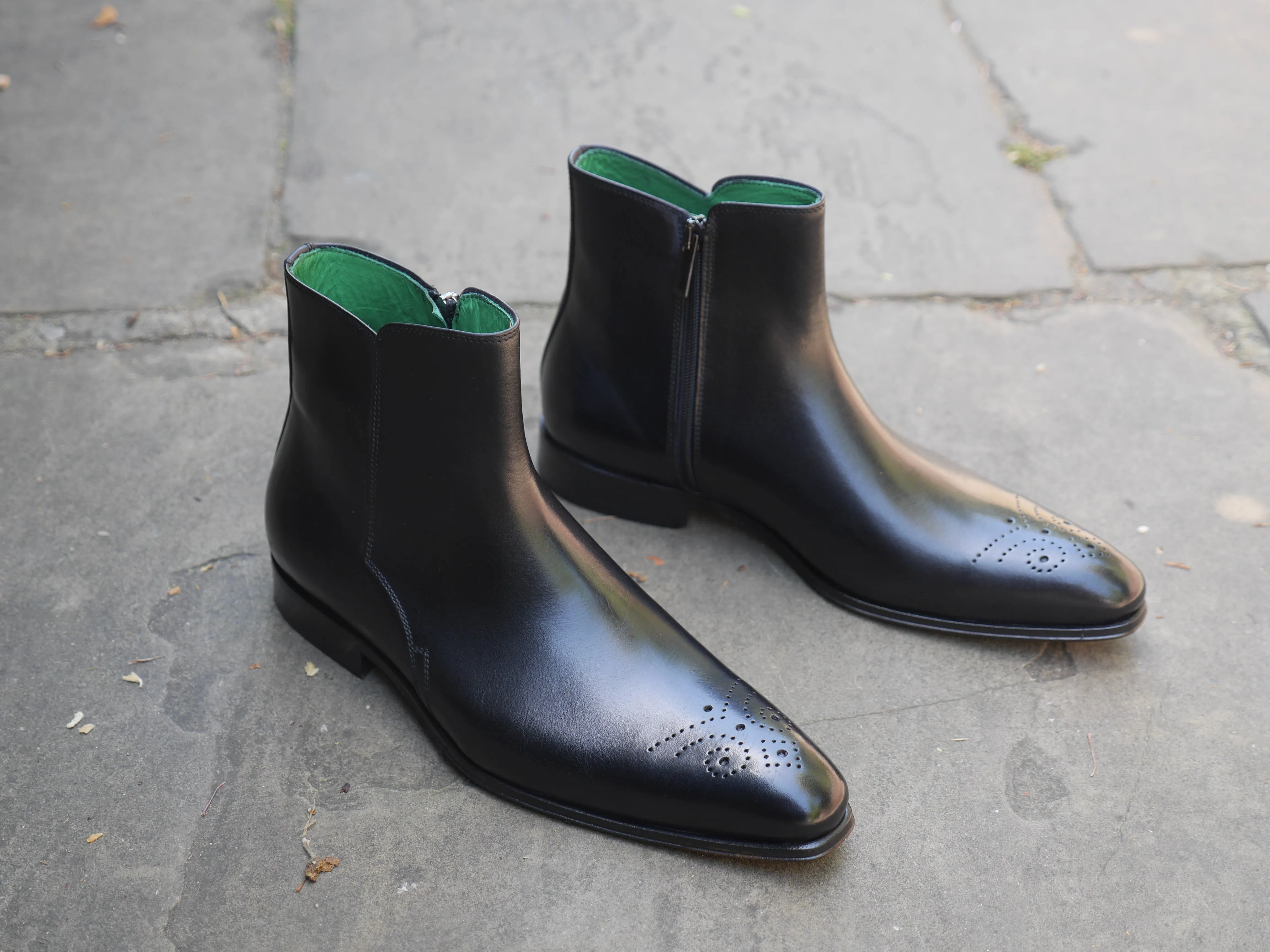 1546 - Stivaletto Crust Nero