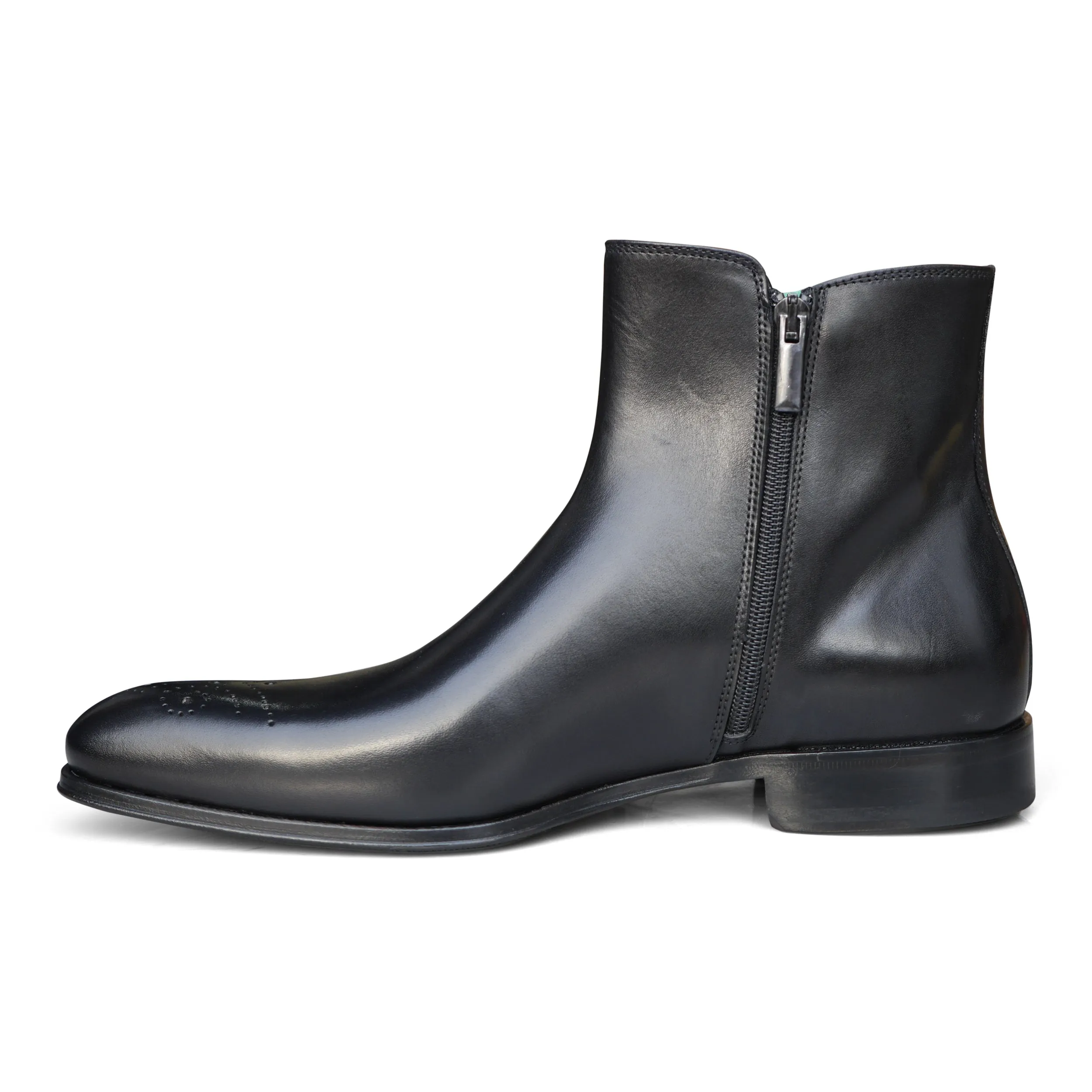 1546 - Stivaletto Crust Nero