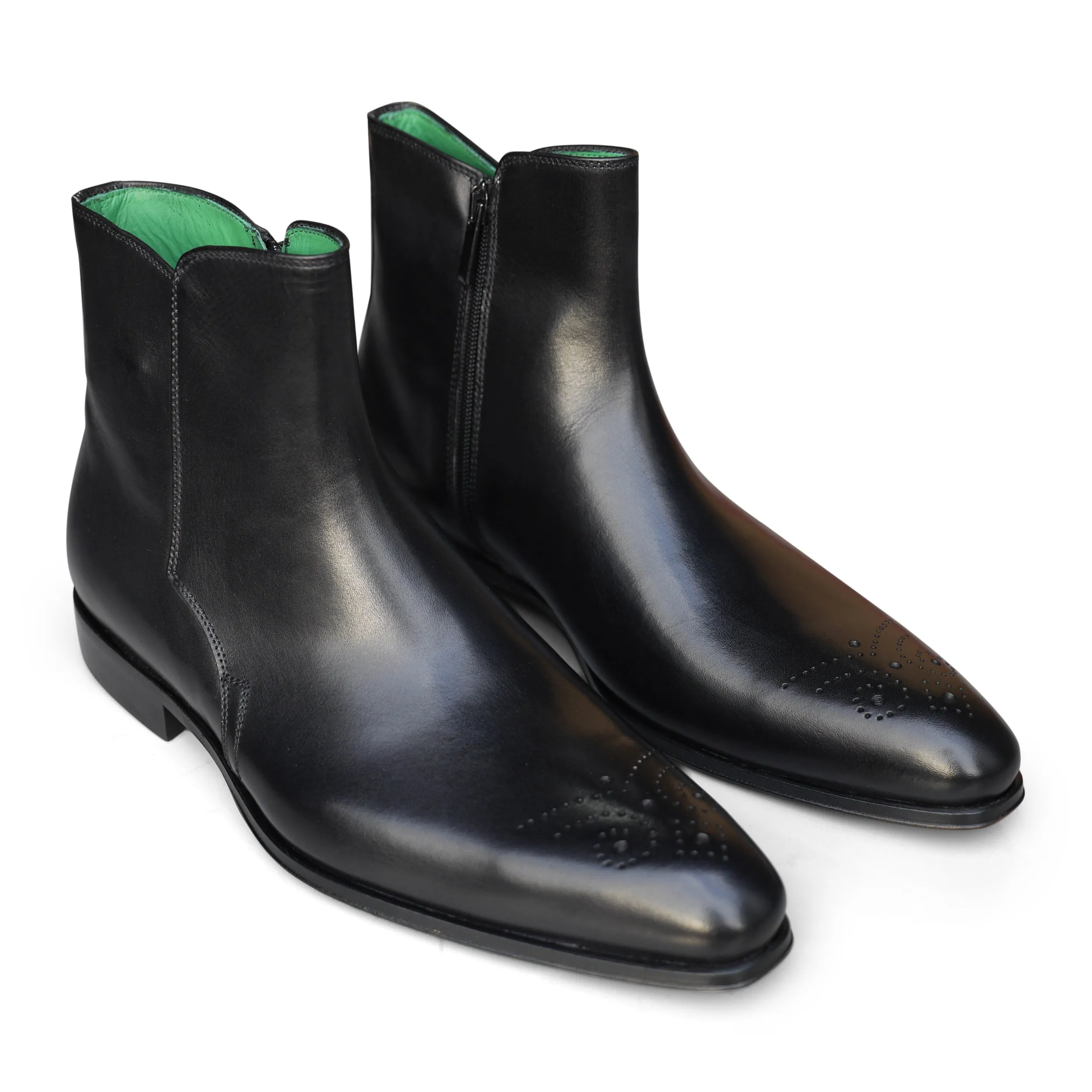 1546 - Stivaletto Crust Nero
