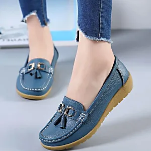 2020 New Women's Genuine Leather Loafers
