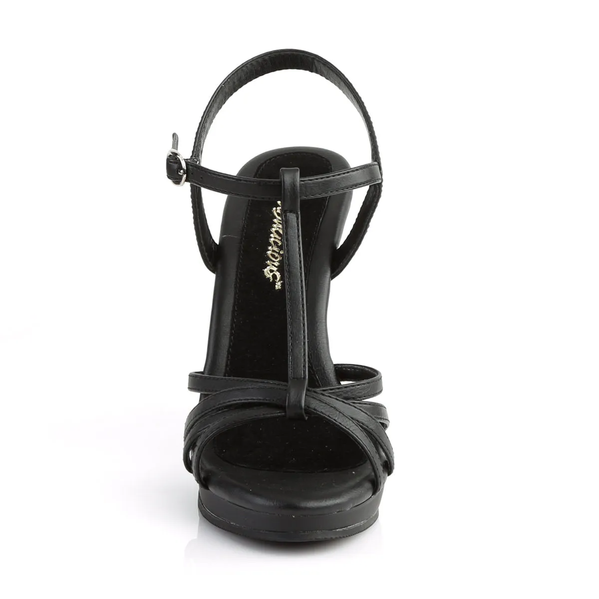 4 Inch Heel FLAIR-420 Black Pu