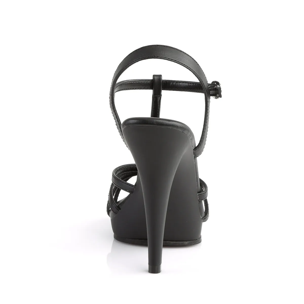 4 Inch Heel FLAIR-420 Black Pu