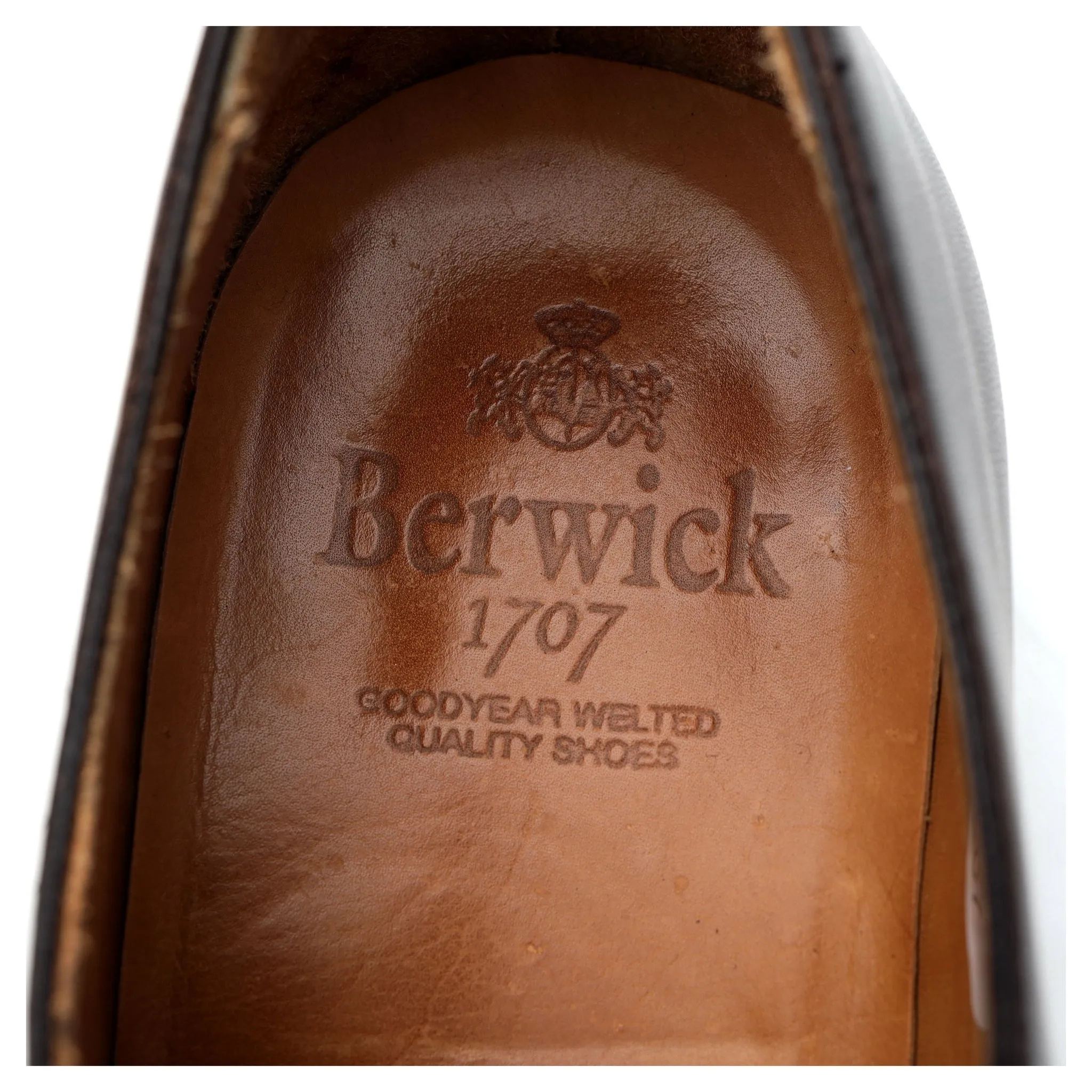 '5216' Dark Brown Leather Wholecut Oxford UK 10