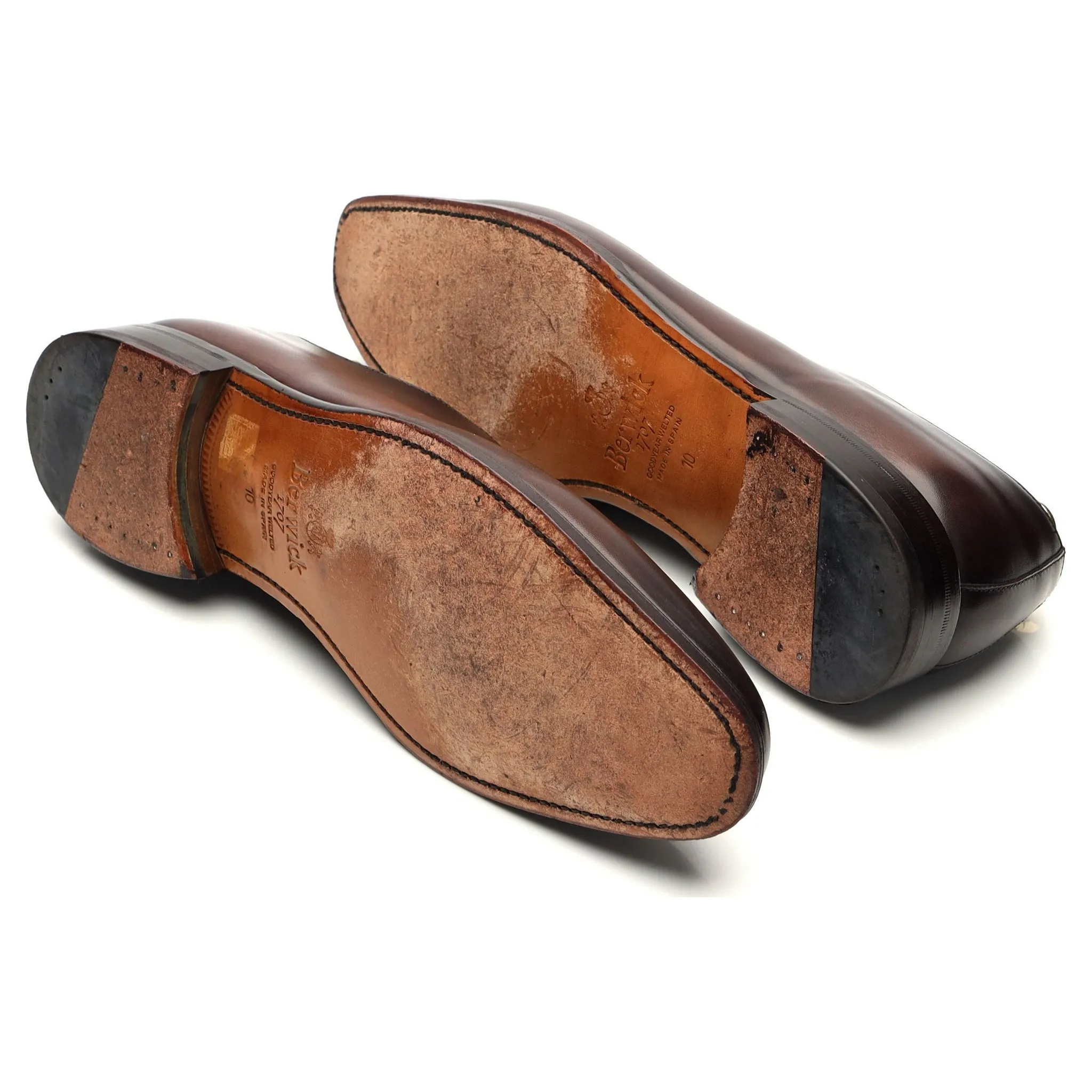 '5216' Dark Brown Leather Wholecut Oxford UK 10