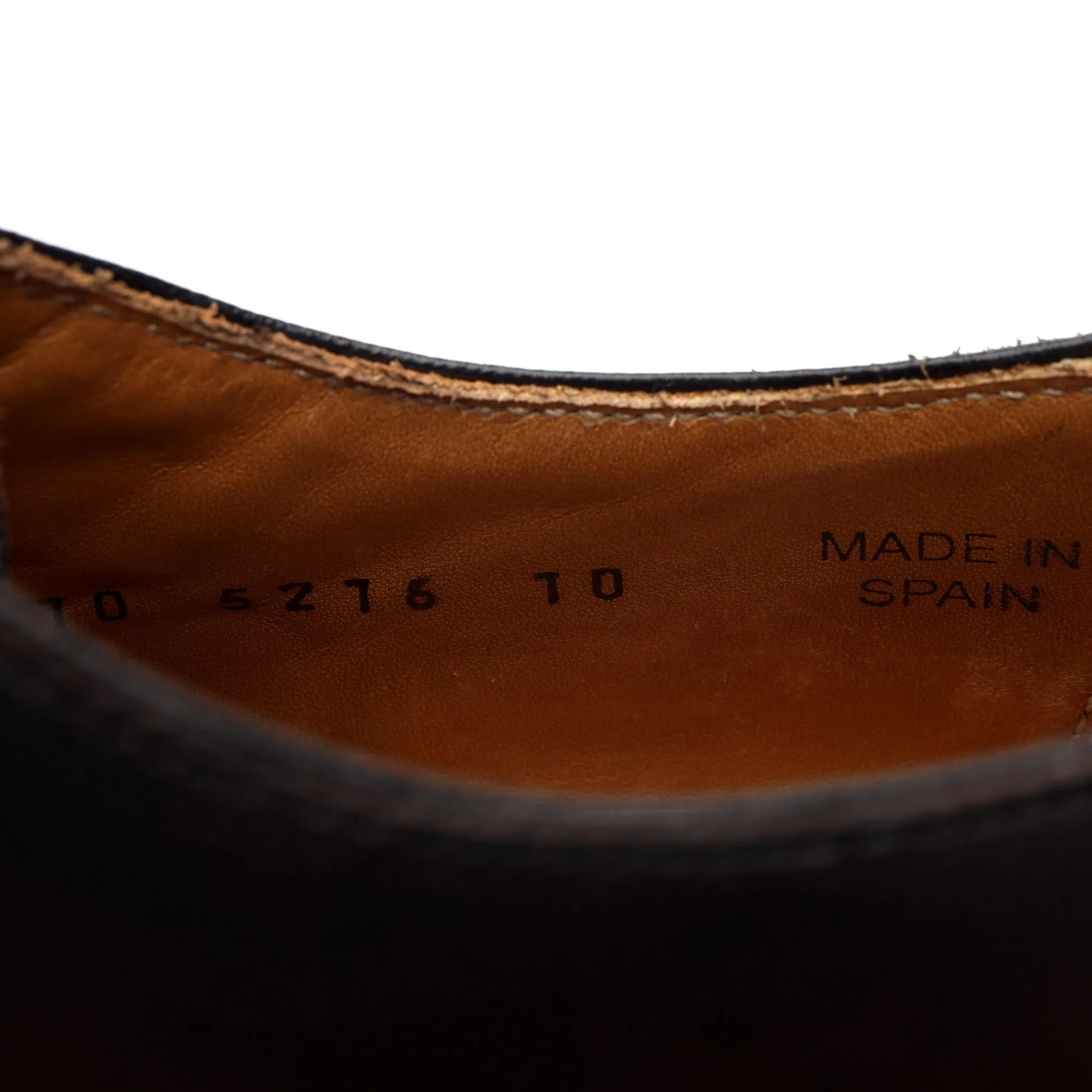 '5216' Dark Brown Leather Wholecut Oxford UK 10