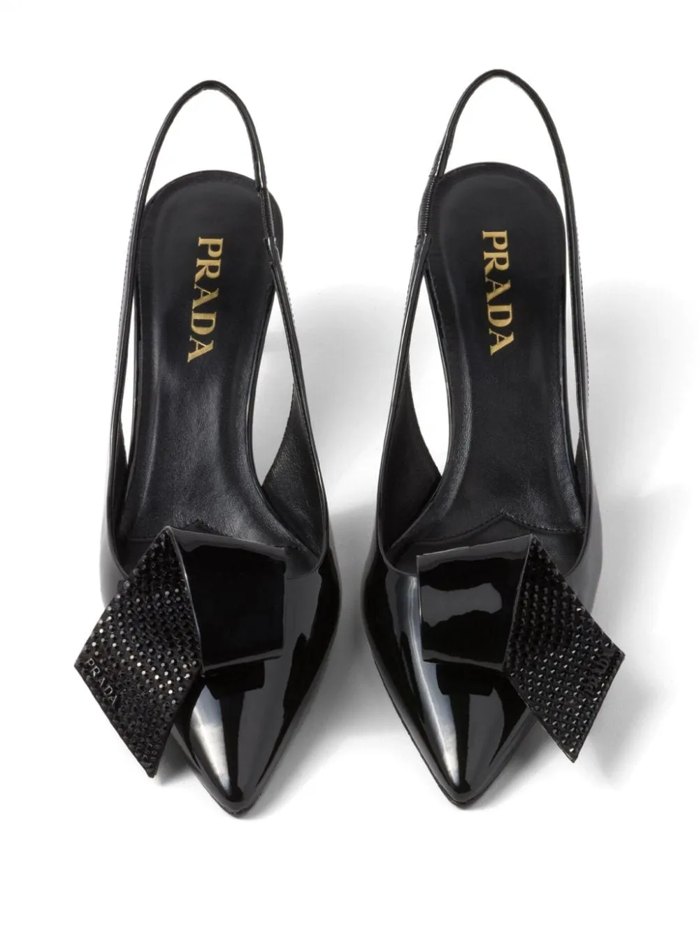 55mm crystal-embellished slingback pumps