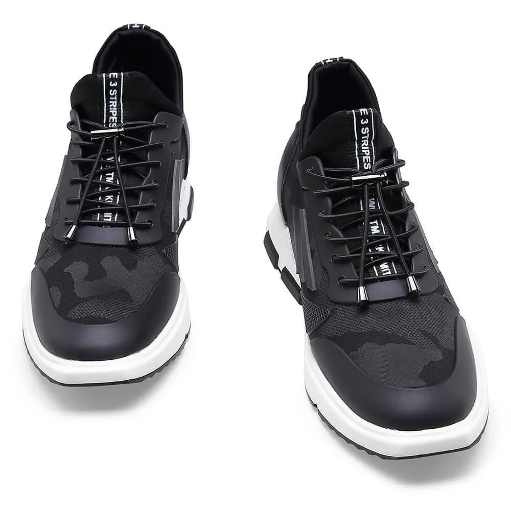 6 CM / 2.36 Inches CMR CHAMARIPA Hidden Heel Sneakers Shoes Men Taller Sports Shoes