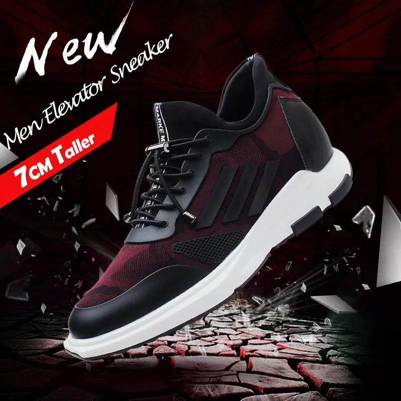 6 CM / 2.36 Inches CMR CHAMARIPA Hidden Heel Sneakers Shoes Men Taller Sports Shoes