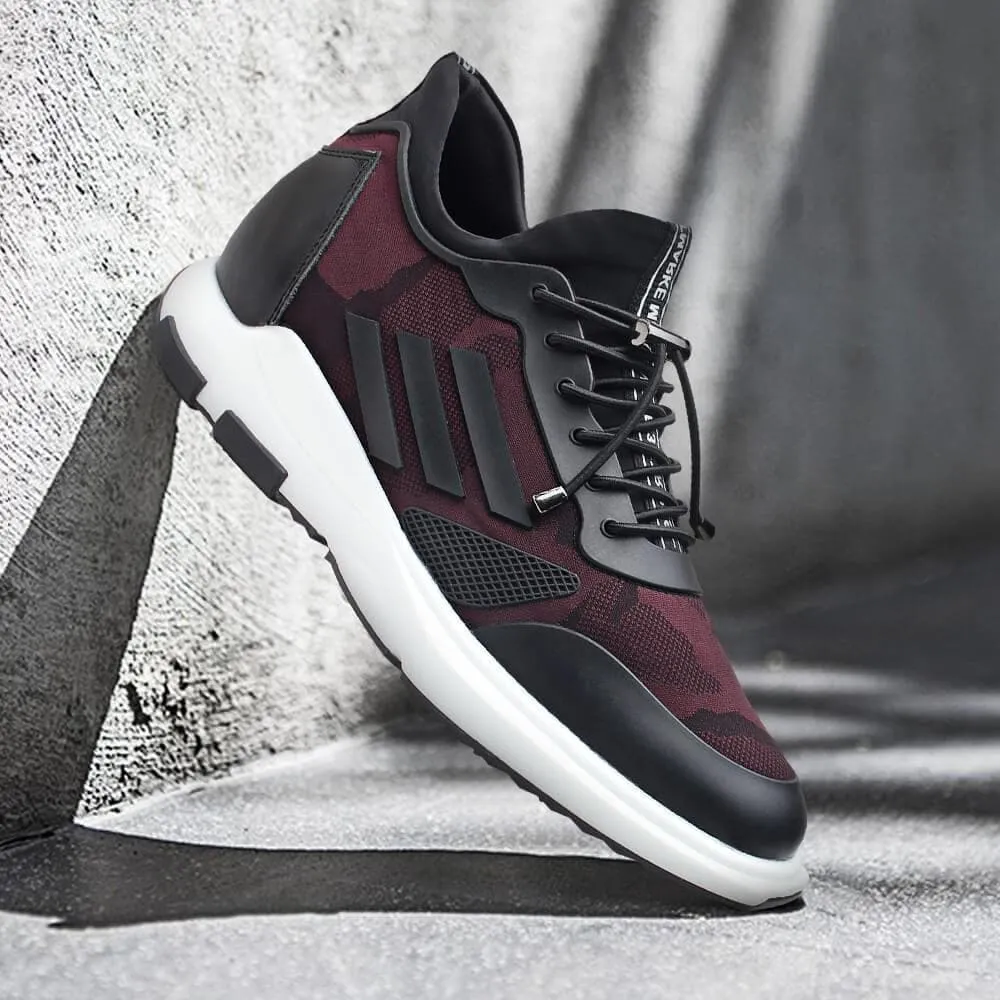 6 CM / 2.36 Inches CMR CHAMARIPA Hidden Heel Sneakers Shoes Men Taller Sports Shoes