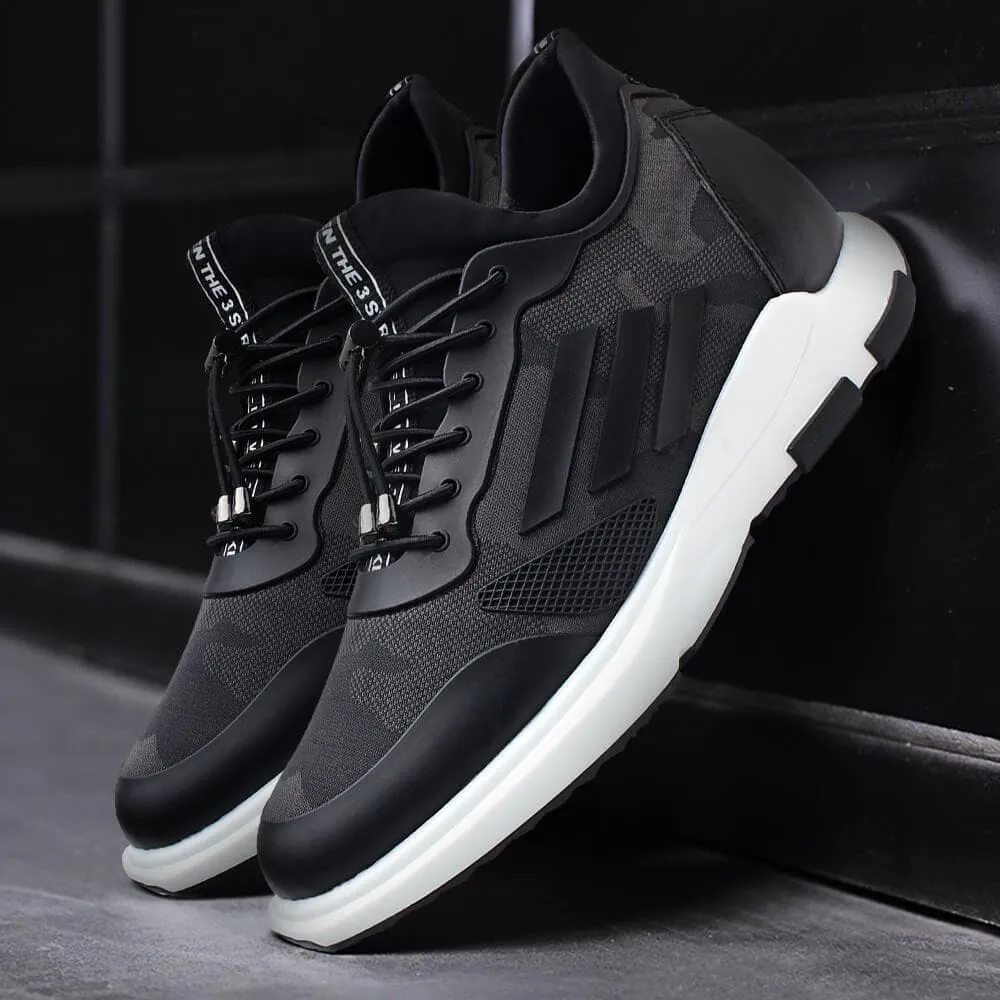 6 CM / 2.36 Inches CMR CHAMARIPA Hidden Heel Sneakers Shoes Men Taller Sports Shoes