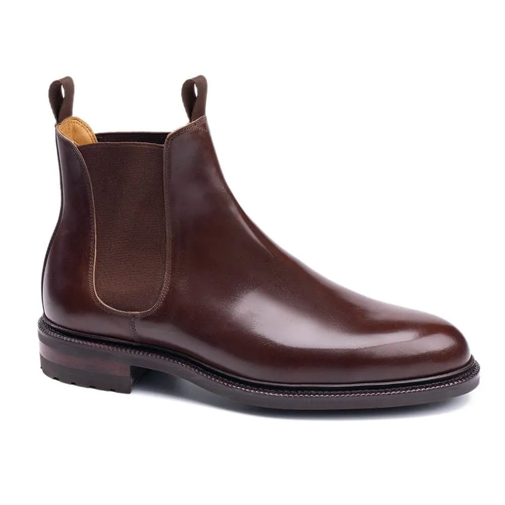7 CM / 2.76 Inches CMR CHAMARIPA Elevator Shoes - Black Shell Cordovan Elevator Shoes for Men - Height Increasing Chelsea Boots