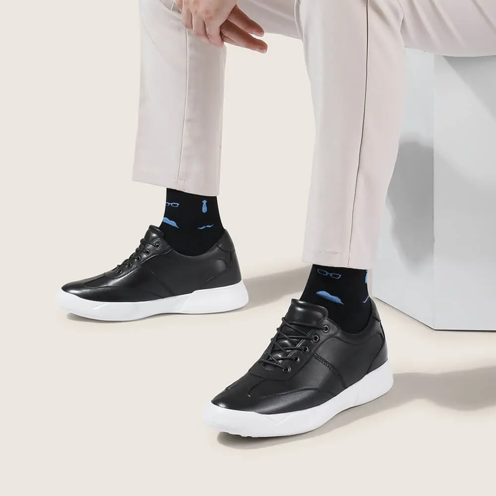 7 CM / 2.76 Inches CMR CHAMARIPA Elevator Shoes - Elevate Your Style and Stature with Height-Boosting Men's Shoes - 2.76 Inch Heel