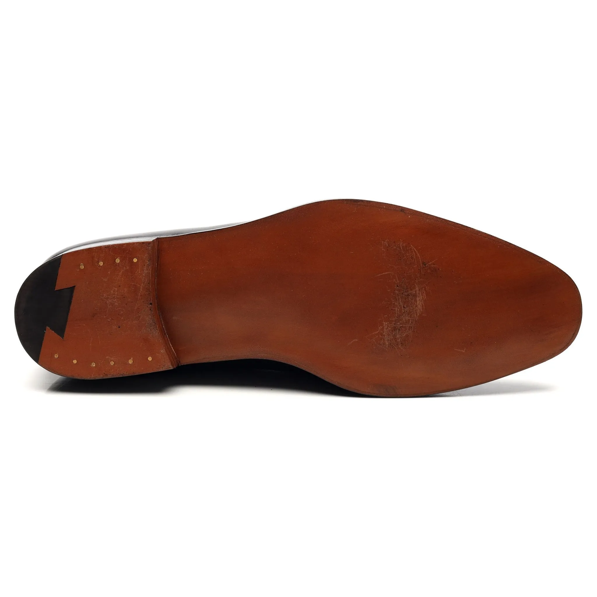 '910' Black Cordovan Leather Wholecut Oxford UK 9.5 EE