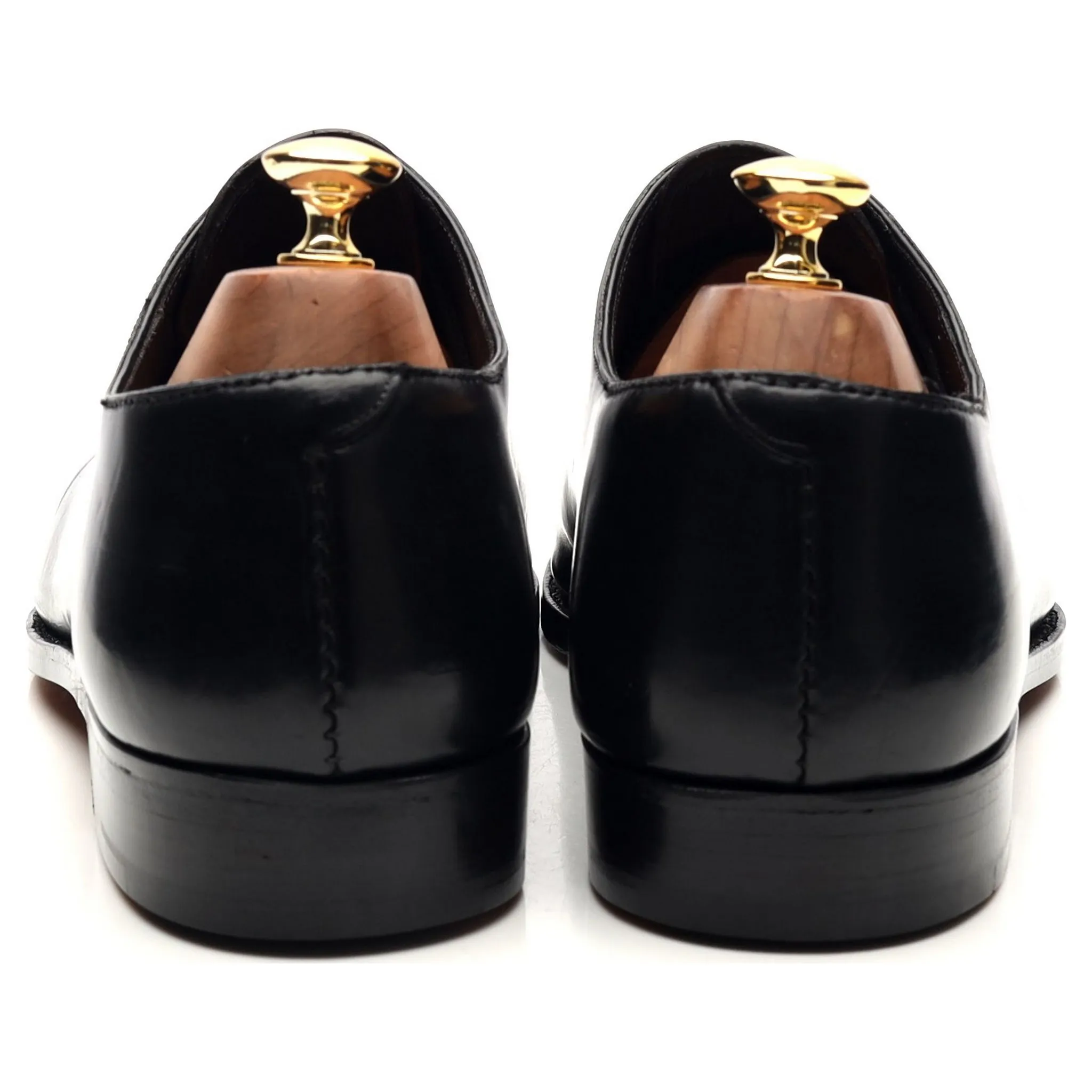 '910' Black Cordovan Leather Wholecut Oxford UK 9.5 EE