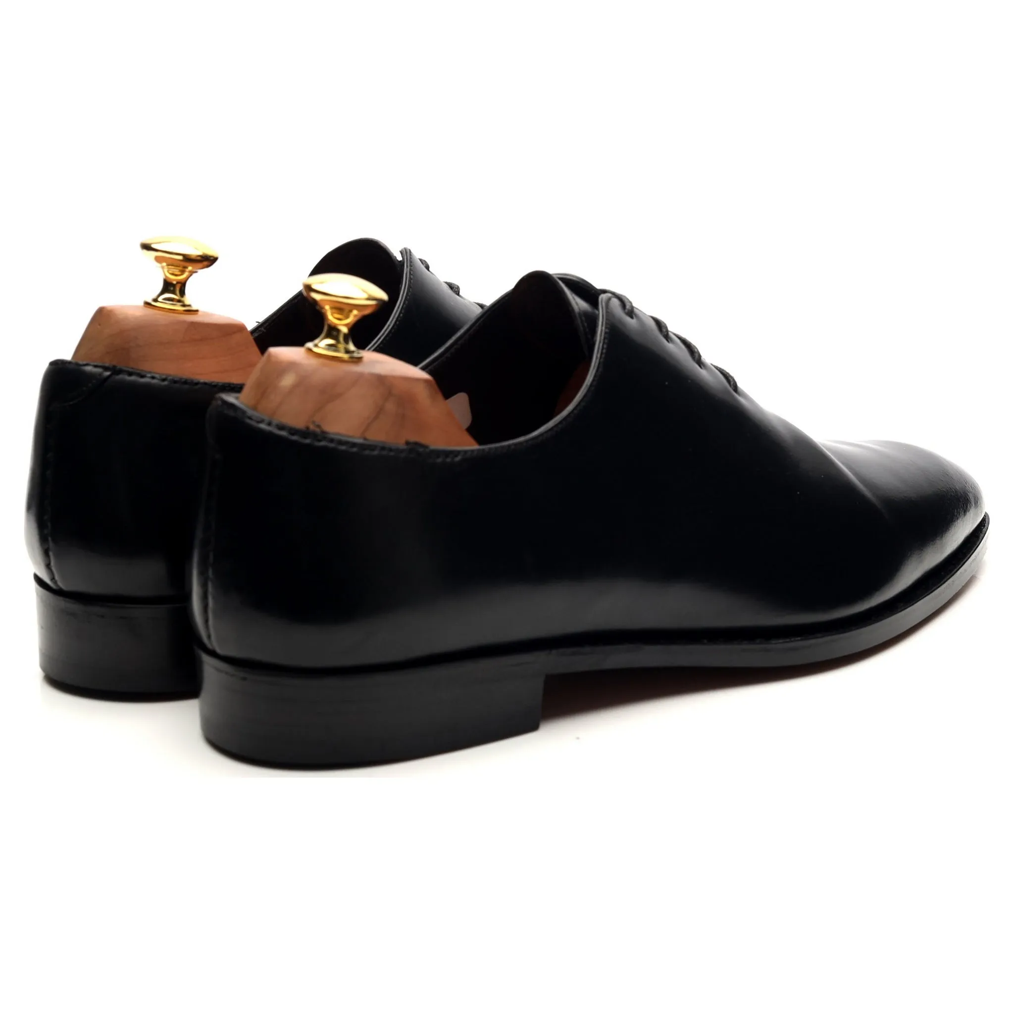 '910' Black Cordovan Leather Wholecut Oxford UK 9.5 EE