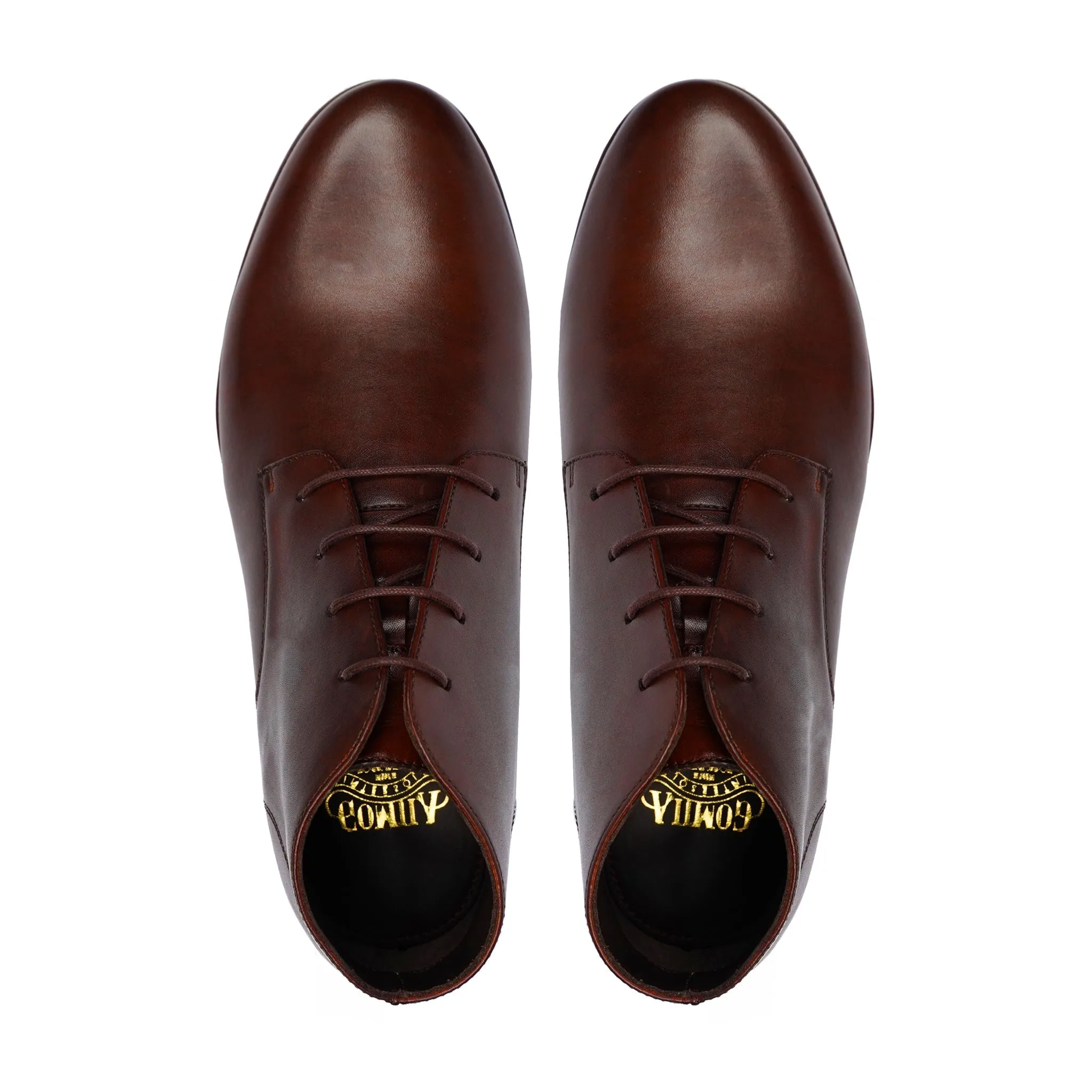 Abdo - Men's Reddish Brown Calf Leather Chukka Boot