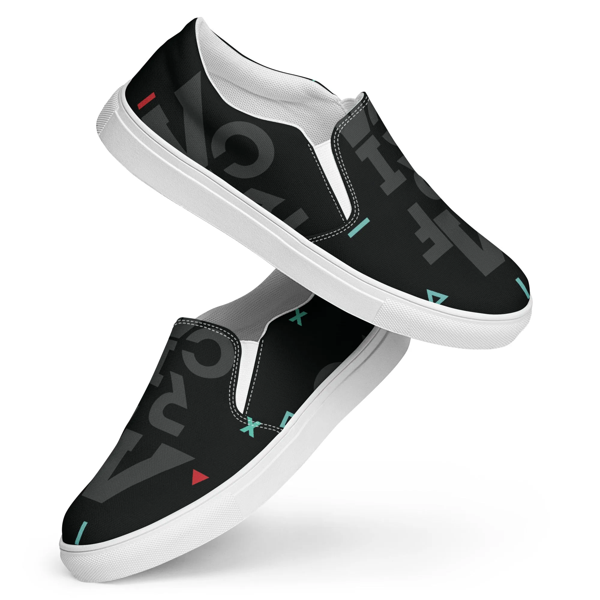 AFRICA IS THE FUTURE Men’s Slip-On Canvas Shoes