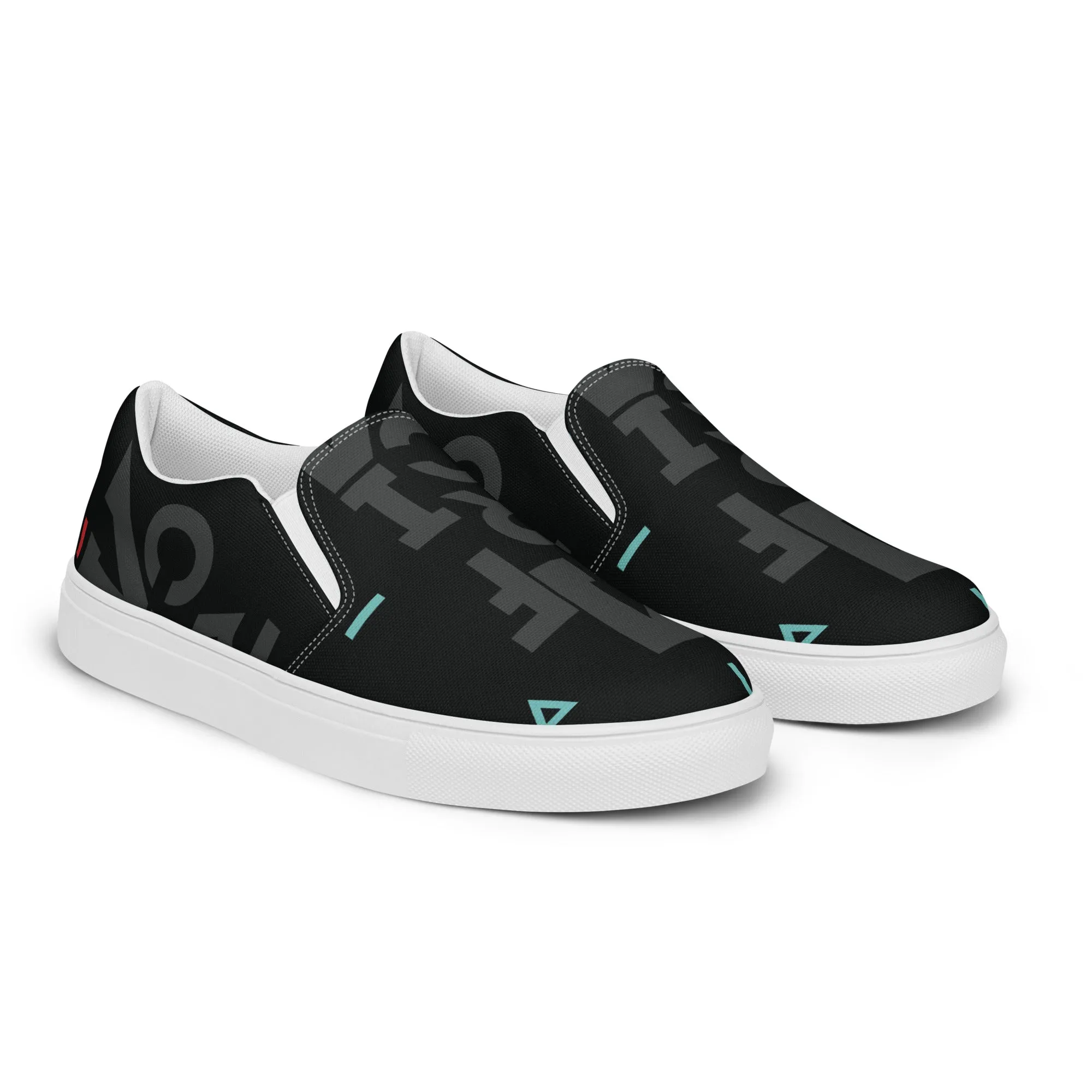 AFRICA IS THE FUTURE Men’s Slip-On Canvas Shoes