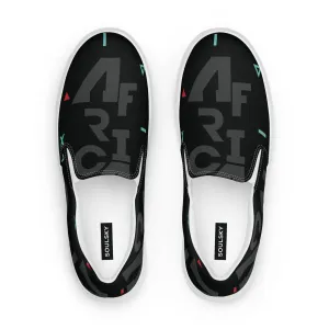 AFRICA IS THE FUTURE Men’s Slip-On Canvas Shoes