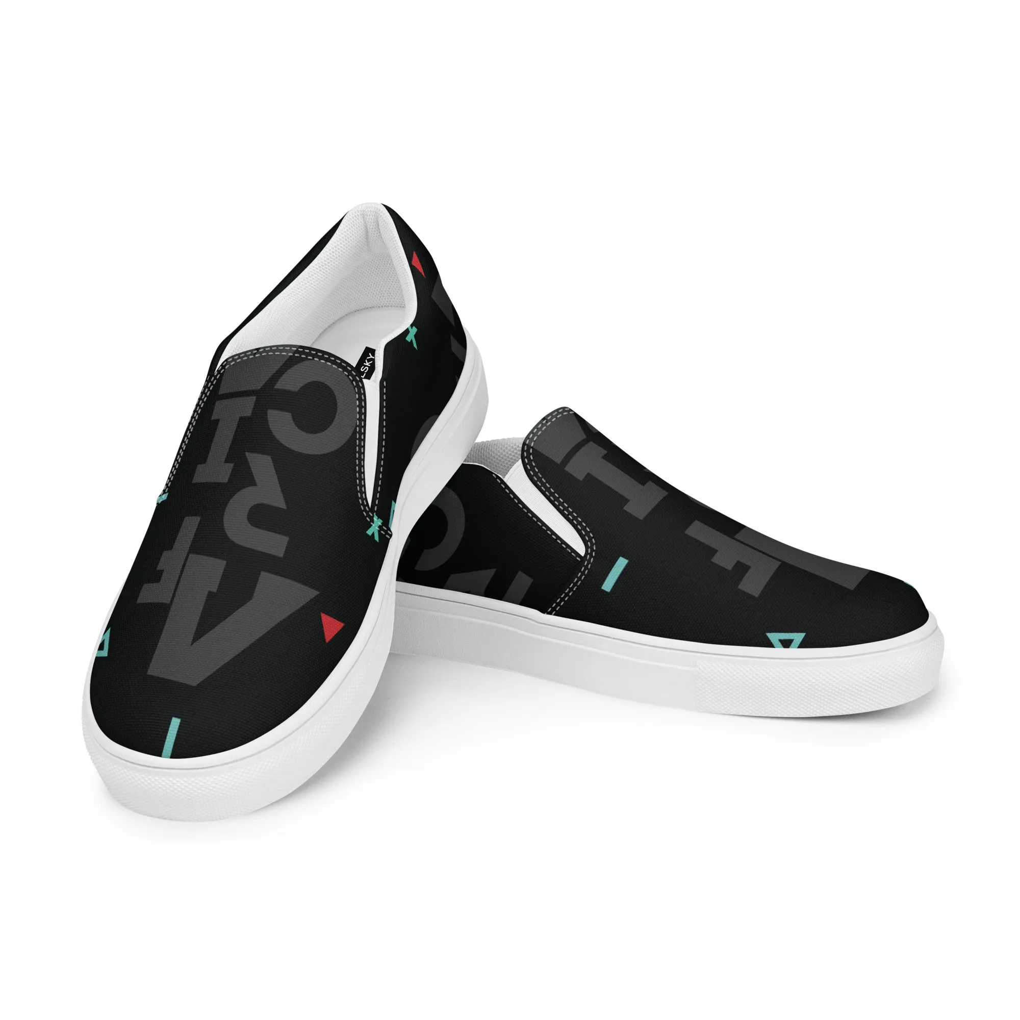 AFRICA IS THE FUTURE Men’s Slip-On Canvas Shoes