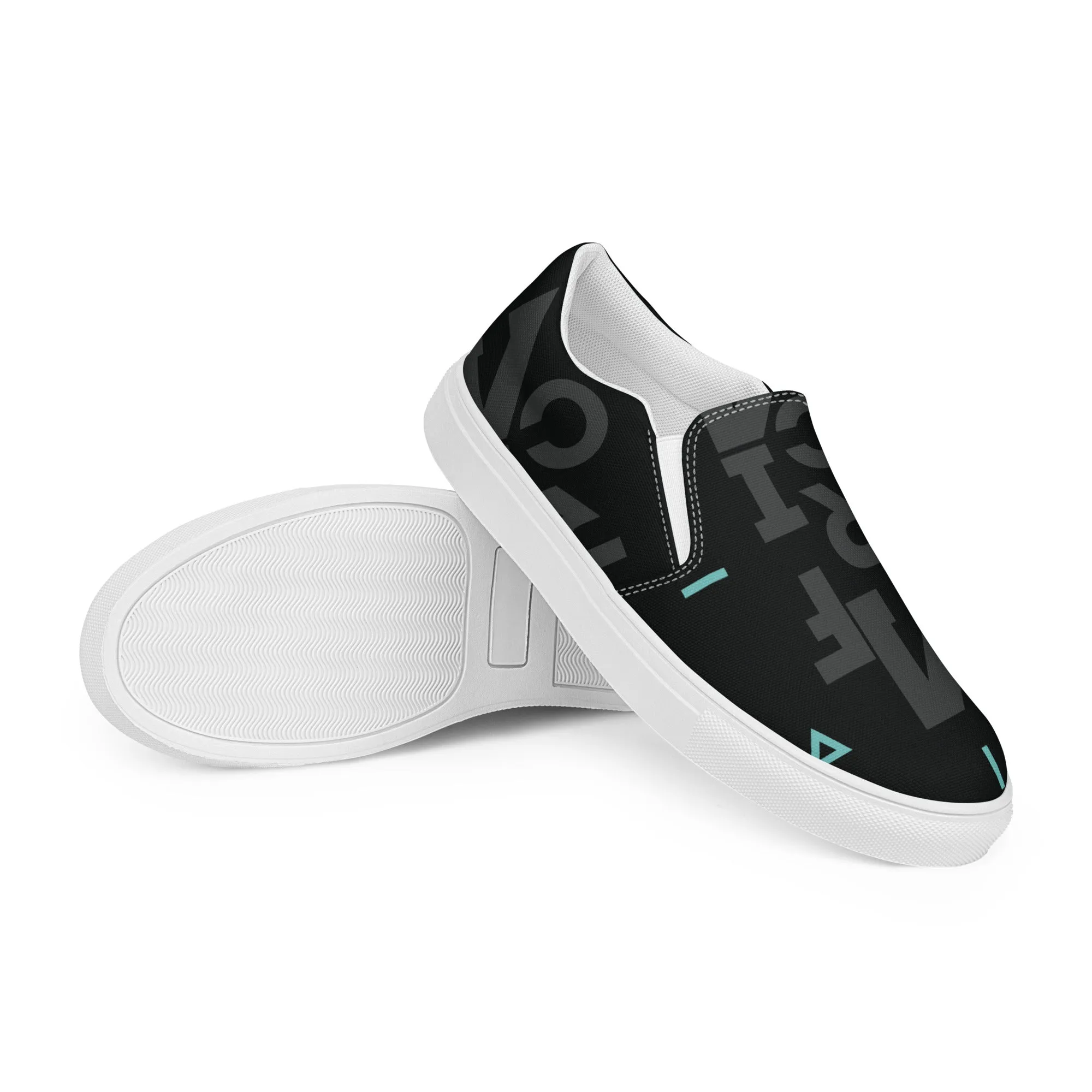 AFRICA IS THE FUTURE Men’s Slip-On Canvas Shoes