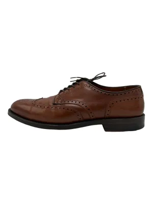 Alden 966 Wingtip Mid Brown Oxford Saddle Shoes