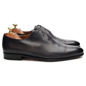 'Alessandro' Blue / Grey Patina Leather Wholecut Oxford UK 9.5
