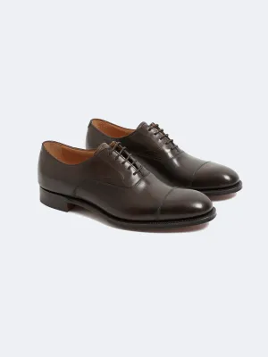 ALFRED OXFORD LEATHER SHOE BROWN