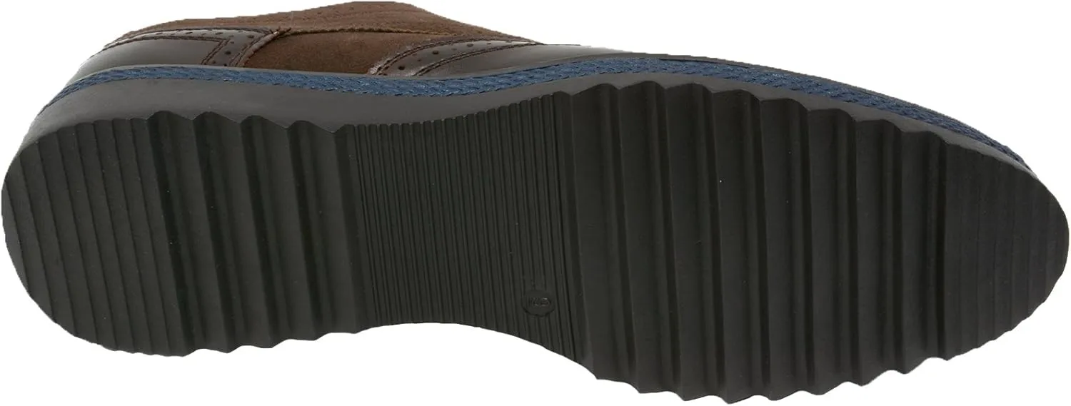 Alpine Swiss ALEC Mens Ripple Sole Wingtip Shoes Leather Lining & Insole - Runs 1 Size Big