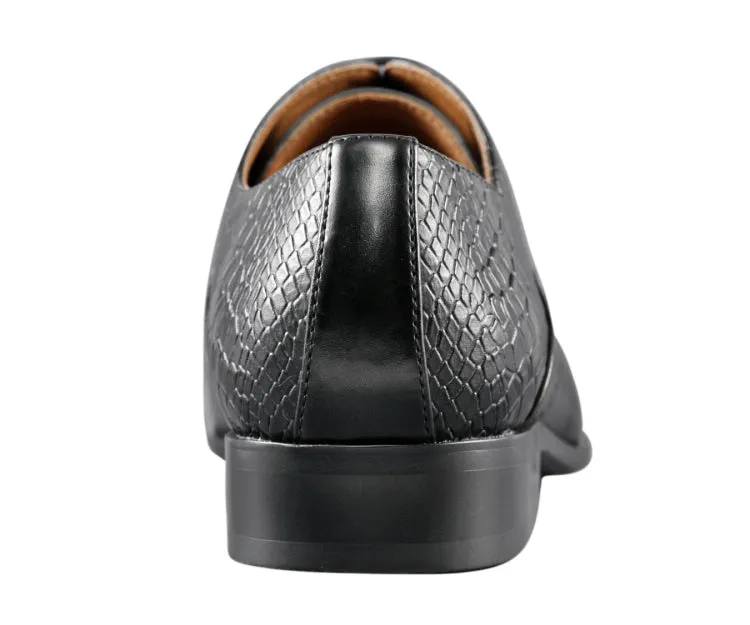 Amali Burke Noir Oxford Shoes Men’s Black Leather
