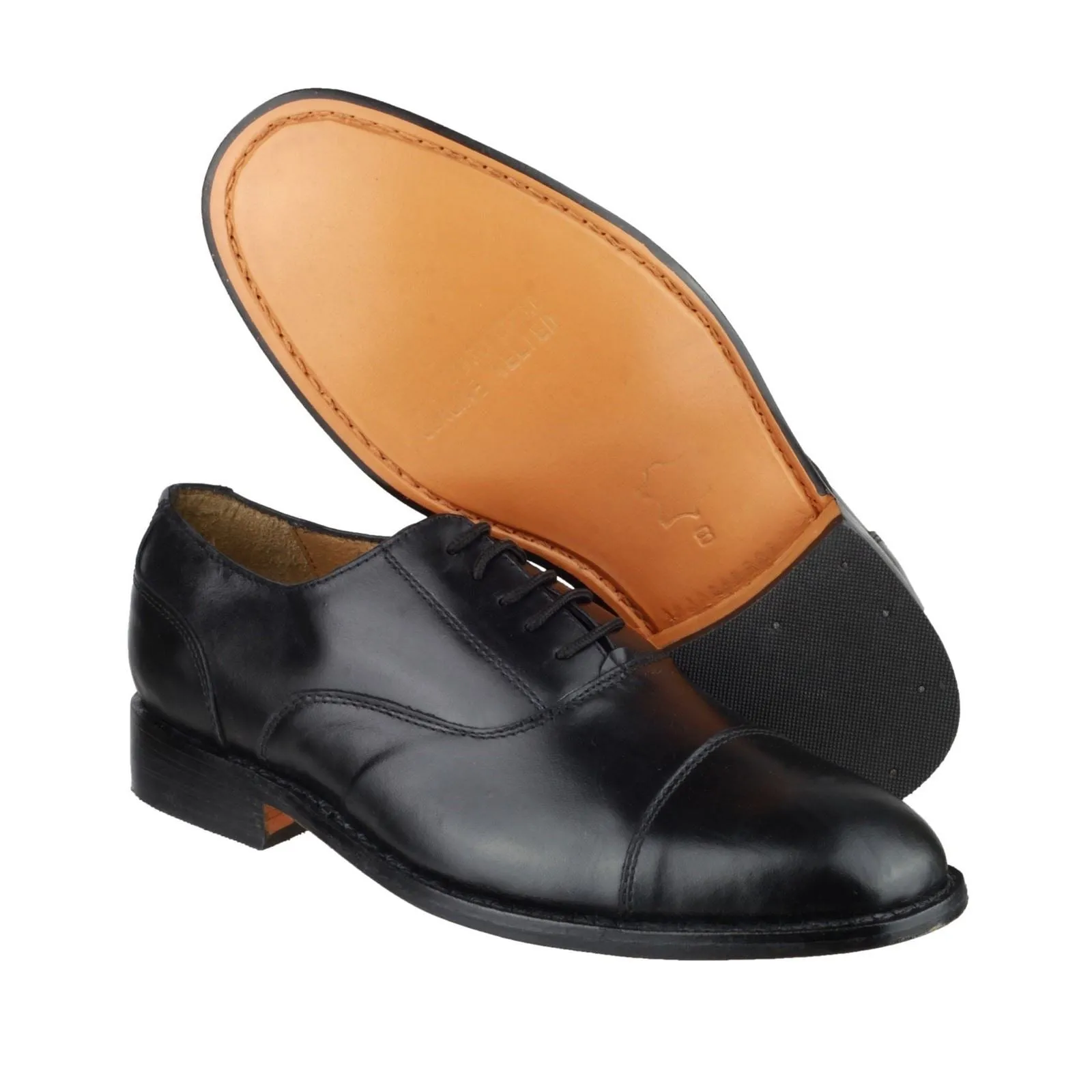 Amblers Mens Classic Shoes - James/Dominic Dress Shoe in Black, 6-14