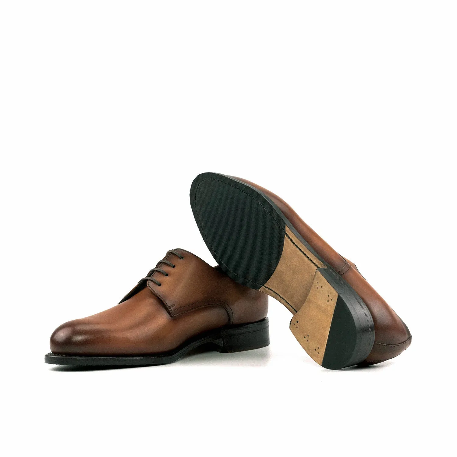 Ambrogio Bespoke Men's Shoes Calf-Skin Leather Derby (AMB2584)