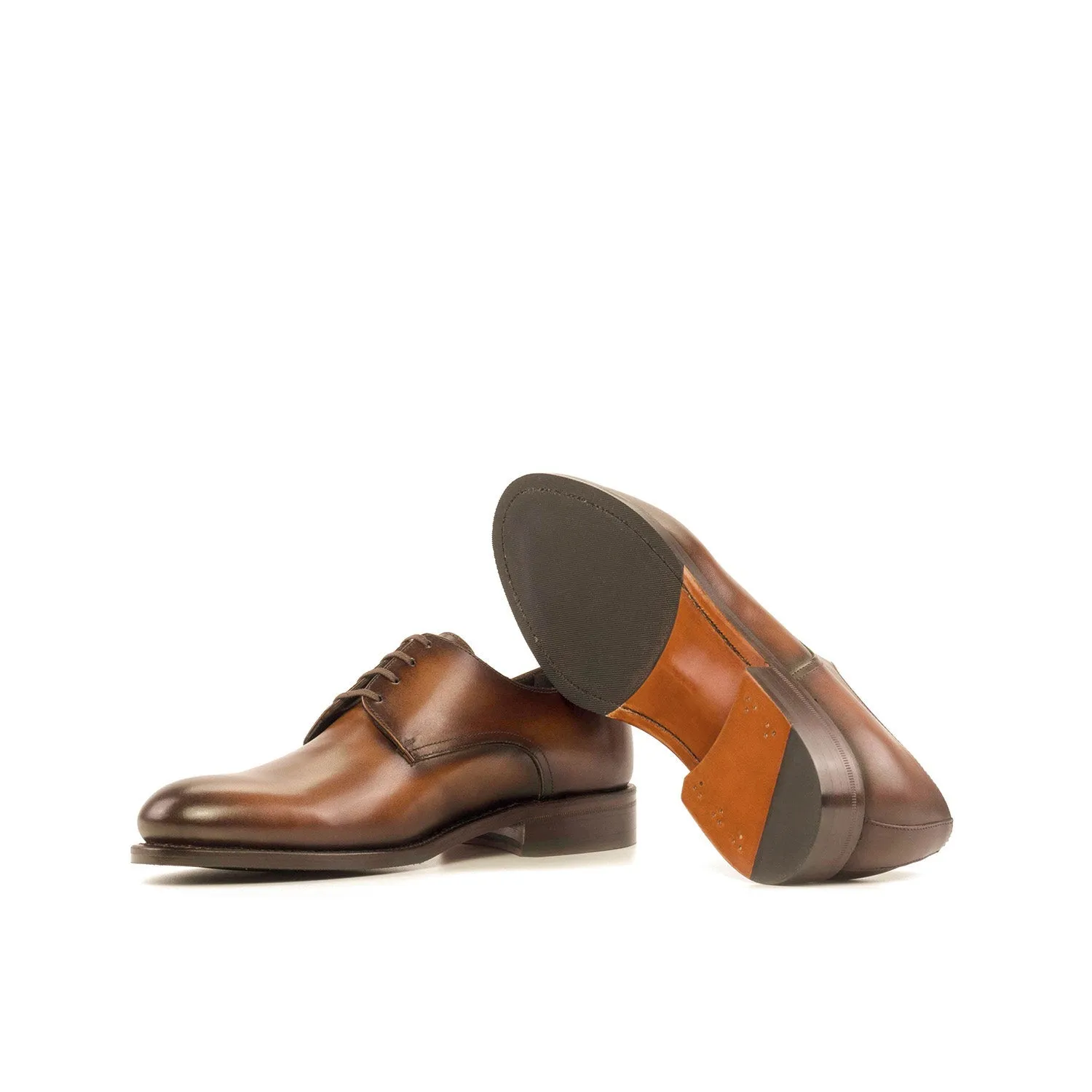 Ambrogio Bespoke Men's Shoes Calf-Skin Leather Split-Toe Derby (AMB2592)
