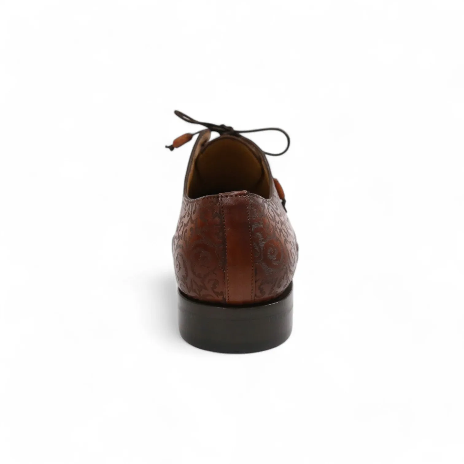 Ambrogio by Mezlan Men's Shoes Calf-Skin Leather Asymmetric Cap-Toe Oxfords (AMZ1019)