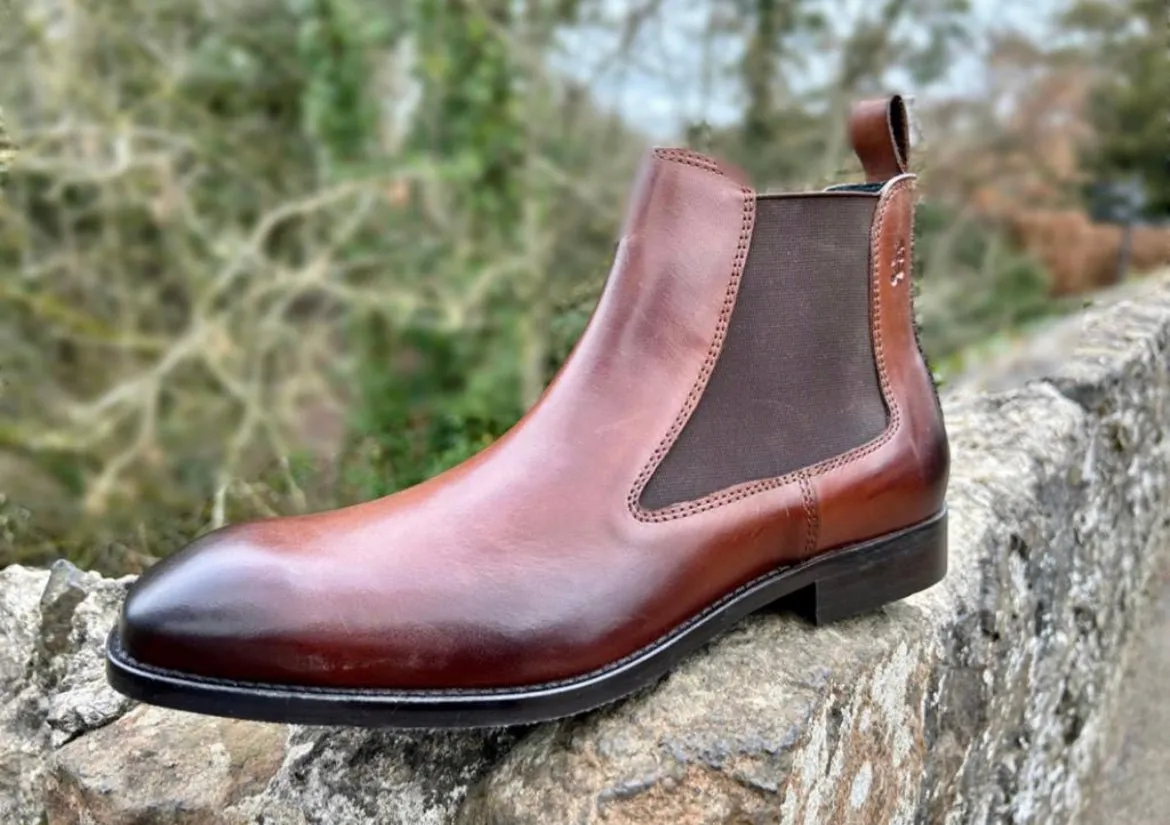 AMEN TAN - LEATHER CHELSEA BOOT