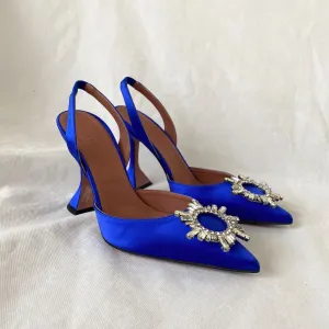 Amina Muaddi Begum slingback pumps, 40