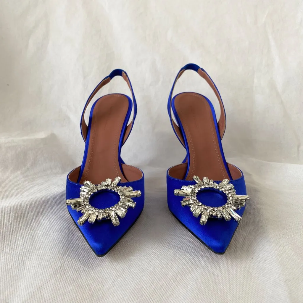 Amina Muaddi Begum slingback pumps, 40