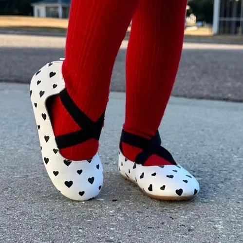 Anti-Valentine Ballet Flats