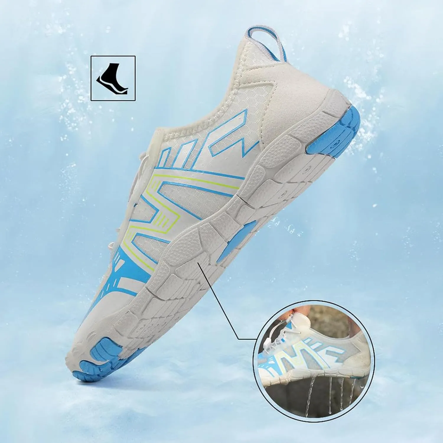 Arch Support Non Slip Minimalist Shoes for Men Casual Sneaker Mesh Breathable Walking Shoe Memory Foam Sneaker