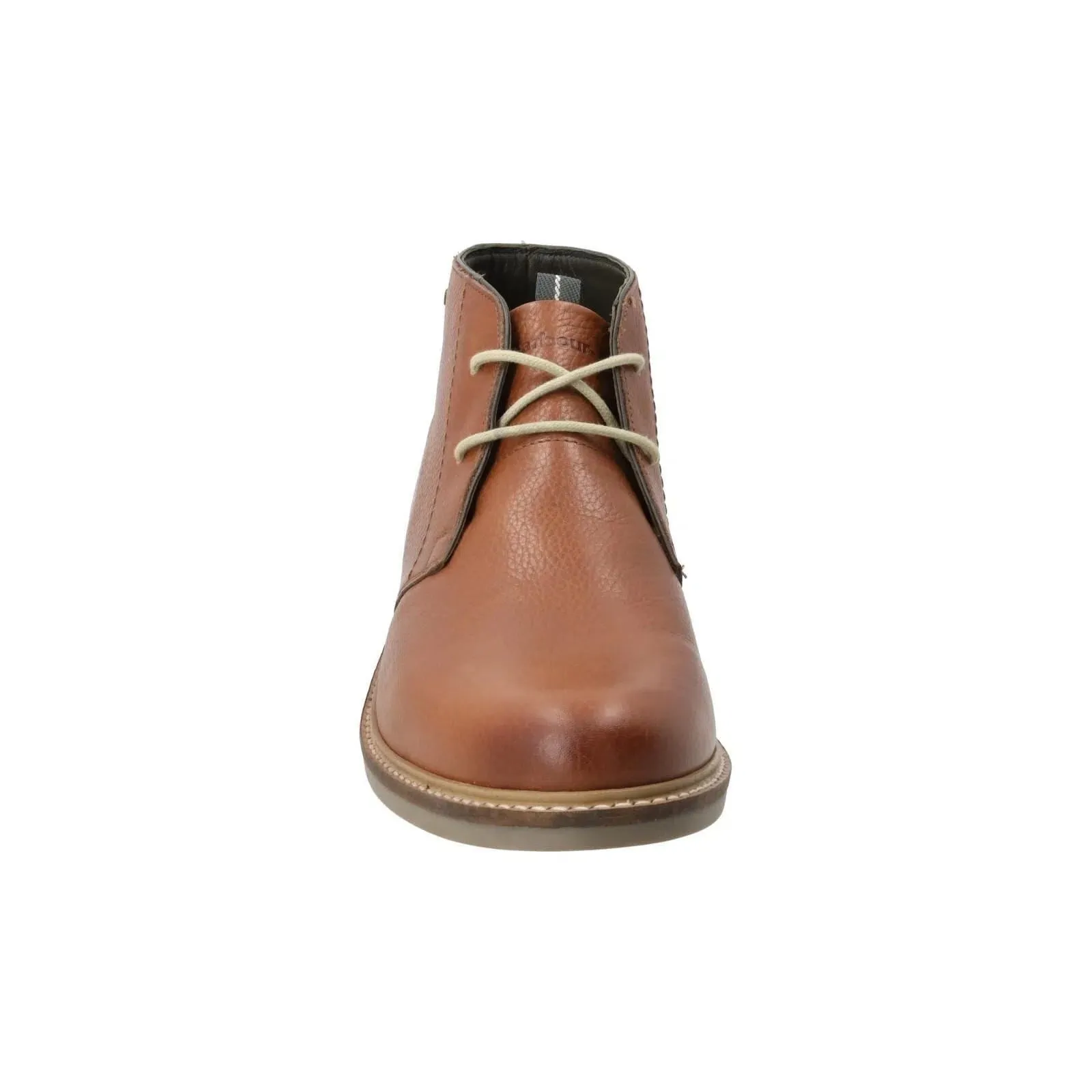 BARBOUR Redhead Chukka Boots Lace Up Leather Tan