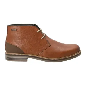 BARBOUR Redhead Chukka Boots Lace Up Leather Tan